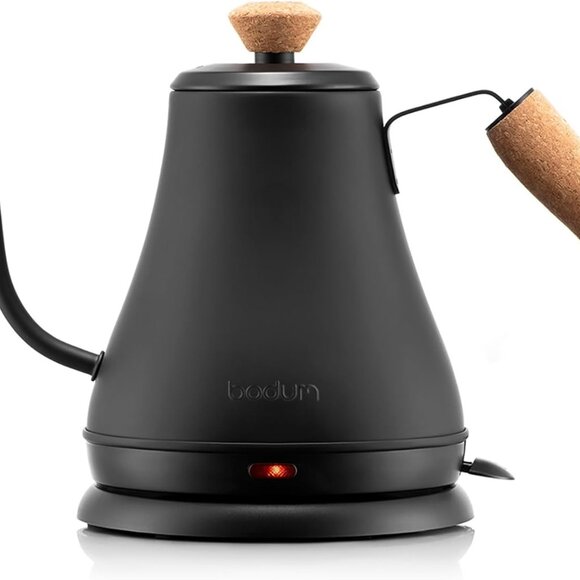 27oz Electric Gooseneck Kettle - Perfectly Brew Coffee & Tea in Matte Black - Picture 1 of 7